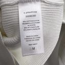 n:philanthropy  White Off Shoulder Ribbed Sweater Elda Size Medium New Photo 75