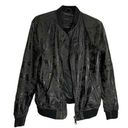 ZARA  Wos SM Shiny Pleather Army print jacket Photo 0