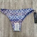 Gypsy 05 NEW!  SAND Bikini Size S Small Racerback Top Cheeky Bottoms Blue Print Photo 4