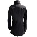 prAna  Black Fleece Lined Long Scuba Jacket Coat Photo 1