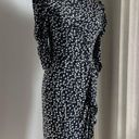 Rebecca Taylor Floral Daisy Ruched Jersey Midi Dress Photo 5