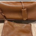 Miu Miu  Cognac Brown Gold Leather Satchel Photo 4