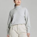 Everlane  The Cozy-Stretch Pullover Sweater Heathered Grey XS Photo 0