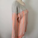 Love Riche  fuzzy striped angora blend striped sweater size large Photo 2