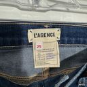 L'Agence L’agence Sada High Rise Cropped Slim Jean In Mesa Wash Raw Hem Size 25 Photo 4