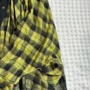 Free People  / We the Free You Wish Flannel Poncho Plaid Flannel size L Photo 5