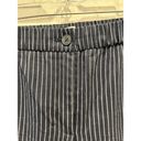 The Loft  Outlet Original Straight Blue White Striped Elastic Waist Pants Size 14 Photo 2