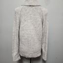 Loft  Beige Alpaca Wool Blend Shawl Collar Sweater Size Medium Photo 3