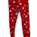 Disney  Lilo & Stitch Womens Pajama Top & Sweatpants Christmas Winter XXL XS Photo 6