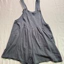 Boutique Overall Romper Gray Size M Photo 0