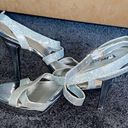 Fioni Night Formal Silver Heels Photo 1