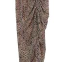 BB Dakota  Y2K Boho Chic Leopard Midi Dress, V-Neck, Party Mid-Length Tan 4 NWOT Photo 5