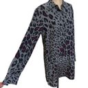 Equipment  animal print silk shirt dress size Small Photo 6