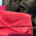 White House | Black Market WHBM Pink/Black Satin Strapless Rhinestone Bodycon Pencil Dress Size 4 Photo 11