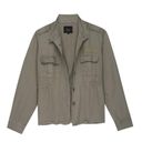 Rails  Sahara Utility Jacket Button Front Lyocell Linen in Sage Green Women's S Photo 10