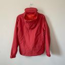 L.L.Bean  Coral Orange Rain Jacket Size Medium Weather Channel Exclusive Vintage Photo 7