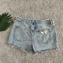 Good American Distressed Denim Shorts Photo 1