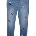 Juicy Couture  Black label Flower Power embellished skinny jeans size 26 Photo 0