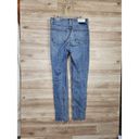 RE/DONE Originals High Rise Ankle Crop Stretch Buttonfly Raw Hem Jeans Womens 27 Photo 5