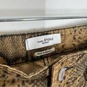 Isabel Marant  Etoile Snake Print Cotton Corduroy Crop Pants  Sz 36 / 4 Photo 3