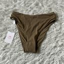 ANDIE  Swim Women’s The 90s high waisted bikini tops in Olive size XS Photo 0