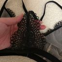 Victoria's Secret Black Lace Racerback Bralette Photo 1