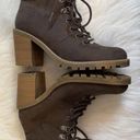 Universal Threads  Chelsea zip or tie brown boots size 7 1/2 women's Photo 3