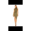 Elliatt NWOT Elliott Camo Asymmetric Satin Cocktail Dress  XS b36.5 Photo 1