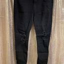 Simple Society  Skinny Black Distressed Stretchy Jeans, 15/32 Photo 0