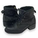 CAT Caterpillar Teegan Leather‎ Suede Lug Work Boot Black Size 8 Photo 0