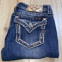 Miss Me  signature cuffed capri cropped crop blue jeans denim Photo 0