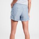 Athleta - Cabo Linen 4" Short Chambray Blue Pull-On Photo 1