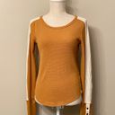 We The Free | Tasha Snap Button Cuff Color Block Thermal Top Photo 3