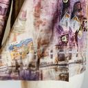 Vintage Y2K 90s Impulse California Faded Rome Italy Print Pattern Jacket M Size M Photo 6