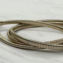 The Bar Vintage Buckle Gold Tone Coil Stretch Cinch Belt Size XS Small S Womens Photo 2