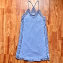 Charlotte Russe Sleeveless Periwinkle Blue V-Neck Racerback Lace Dress Photo 0