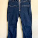 Mango  High Rise Zipper Denim Boot Cut Flare Jeans Photo 1