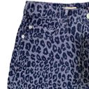 Anthropologie  | Blue Motif Cheetah Print Bermuda Shorts NWT Modest Size 27" Photo 4