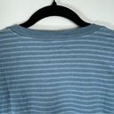 Carhartt  Original Fit Striped T-Shirt Blue Short Sleeve Crew Neck Women’s Medium Photo 7