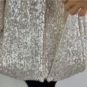 Eliza J  Sequined Blouson Gold Sequin Lined dress Photo 4