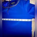 Tahari  Midi Long Sleeve Royal Blue Dress Size 2 Photo 10