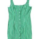 Emory park  Green Gingham Tank Mini Dress Photo 0