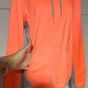 Danskin  women’s XL 16/18 Dri more orange trimmed w/gray long sleeve hoodie. Photo 2