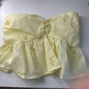 strapless yellow top Size XS Photo 0