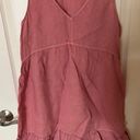 Cynthia Rowley New!  Pink Linen Dress In Size Small Photo 0