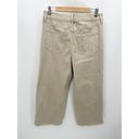 Stitch Star Jeans Women 10 Khaki Tan Denim Wide Leg Cotton Blend Five Pocket Photo 1