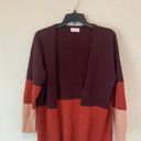 Pink Lily Secret Obsession Colorblock Cardigan Size M Photo 2