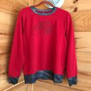 Nike ESSENTIAL RED/BLACK  GRAPHIC SWEATSHIRT PULLOVER Photo 0