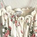 Reformation Arancia Top in Flourish Floral Tie Strap Smocked Crop Blouse Medium Photo 2