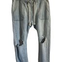 One Teaspoon Boyfriend Shabbies Pull On jeans Distressed Large Photo 4